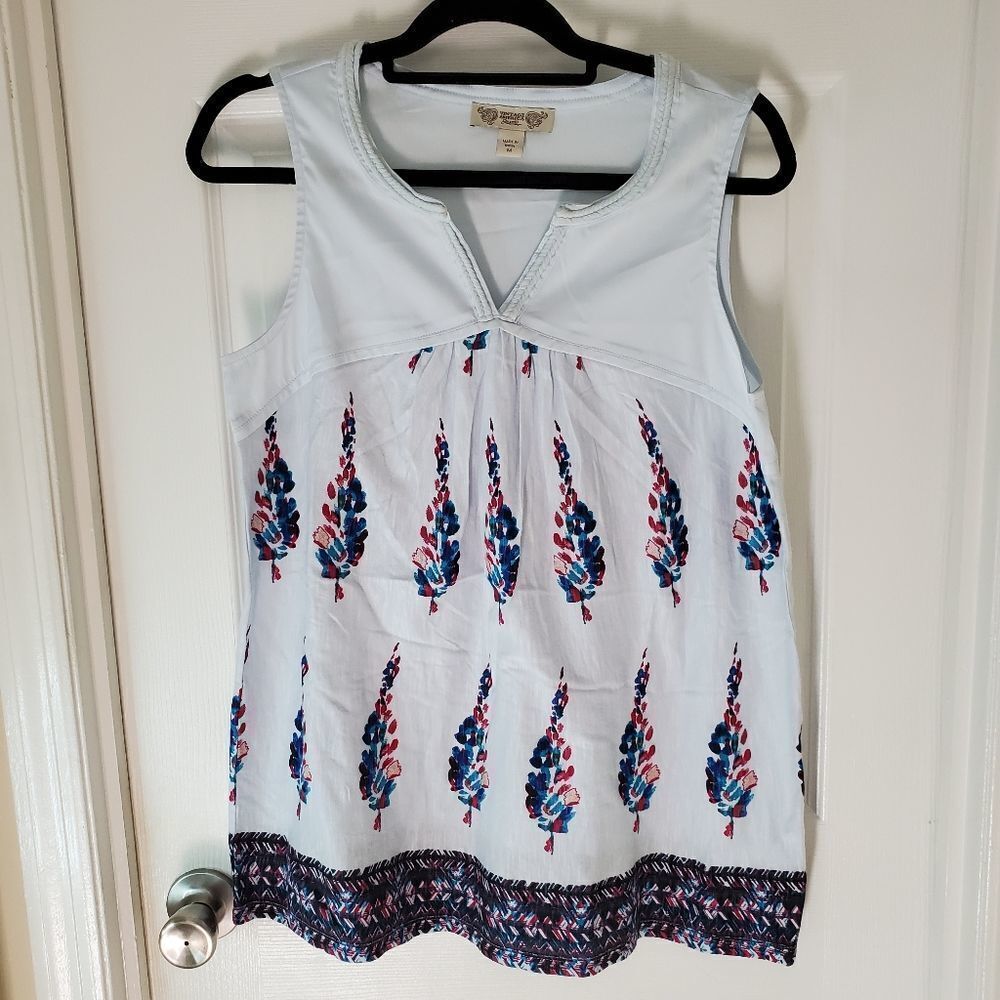 🍀Vintage America Sleeveless Top Size Medium